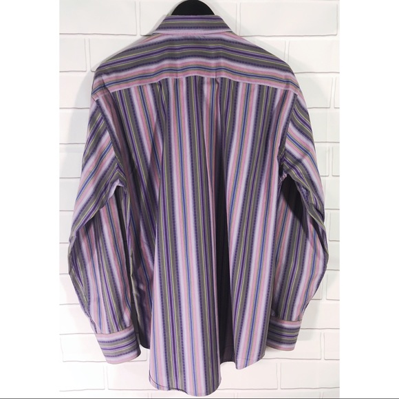 Robert Graham Button Long Sleeve Striped Shirt - Picture 8 of 8
